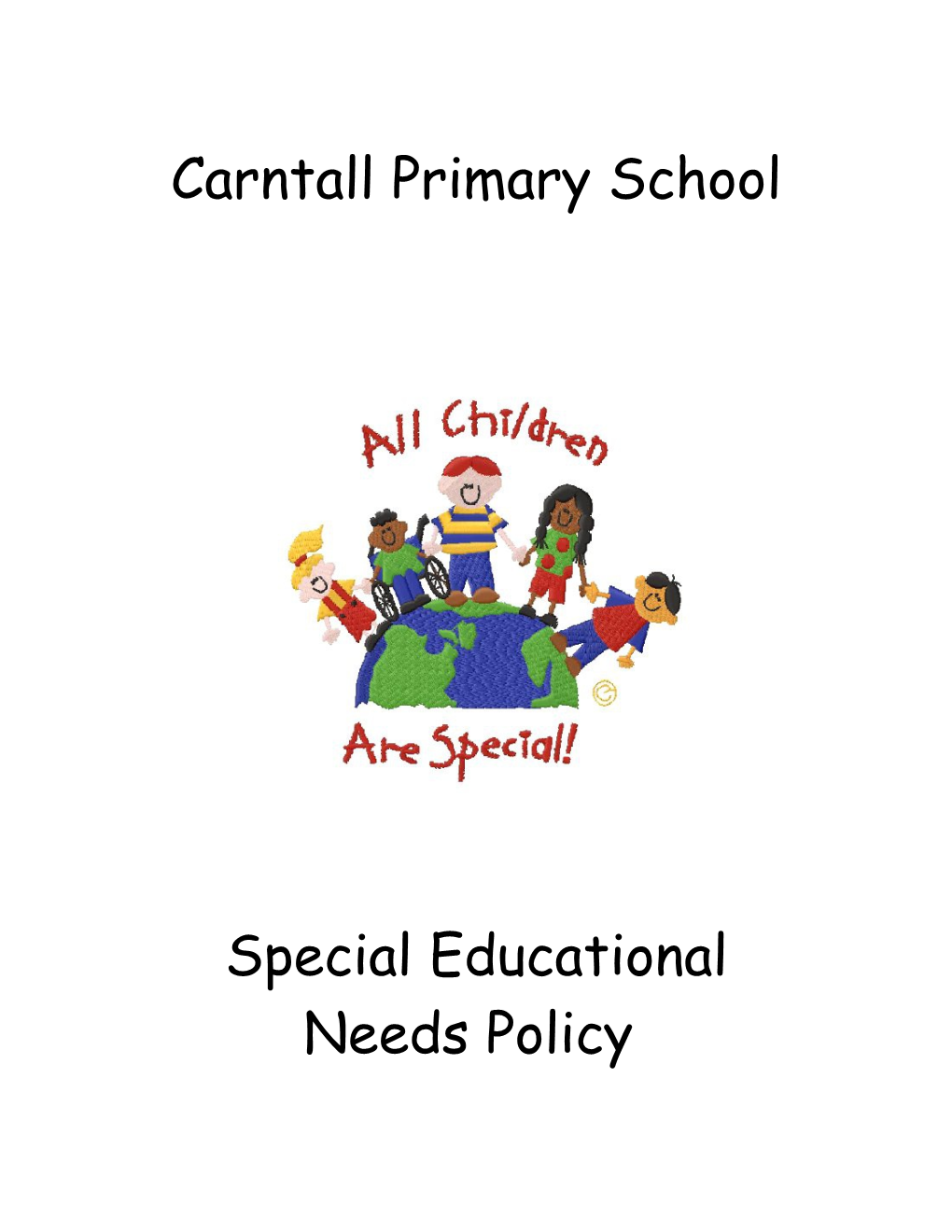 Special Educational Needs Policy (Summary)