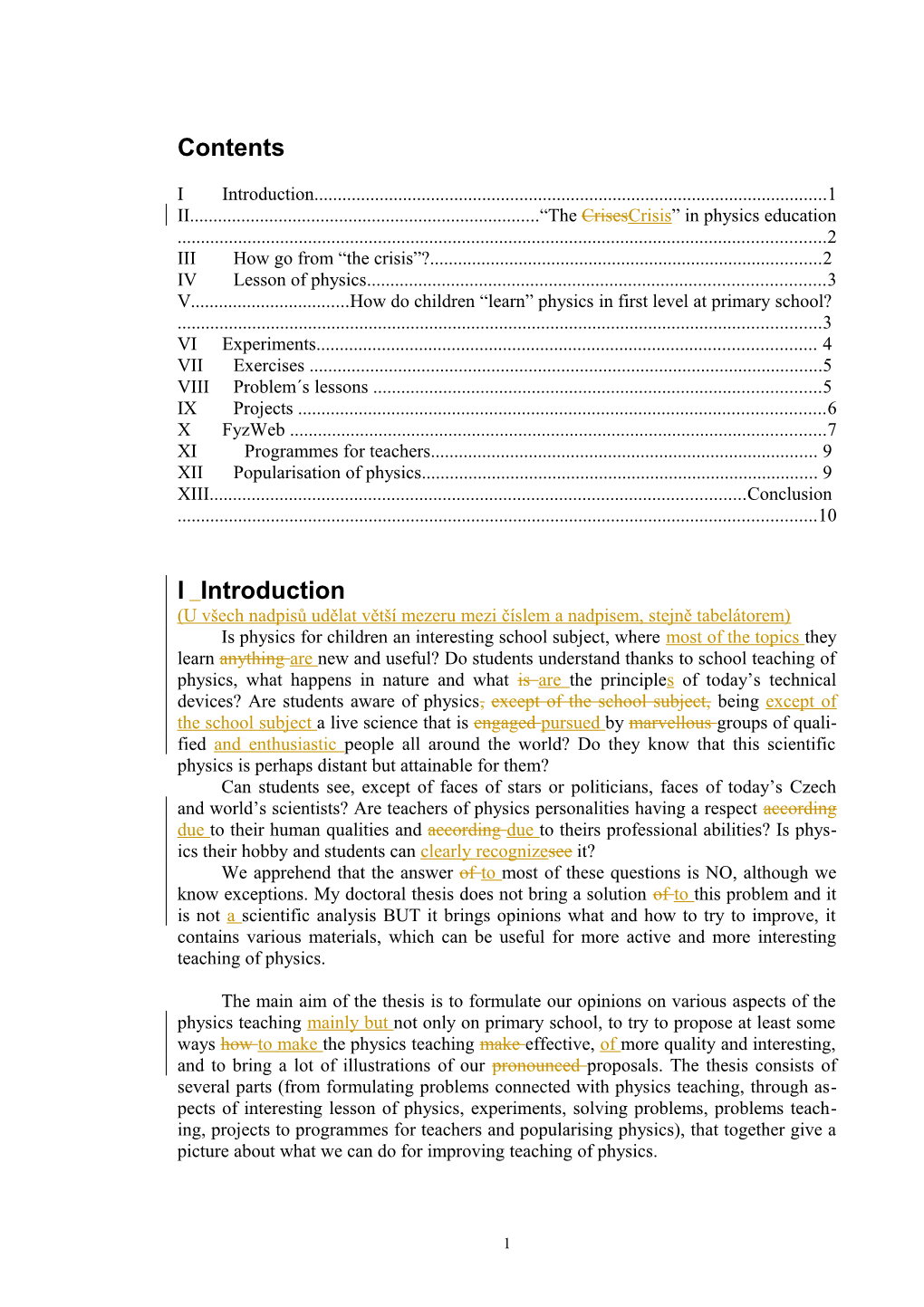 II the Crisescrisis in Physics Education 2