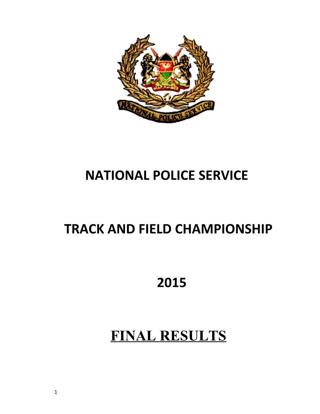 Track and Field Championship