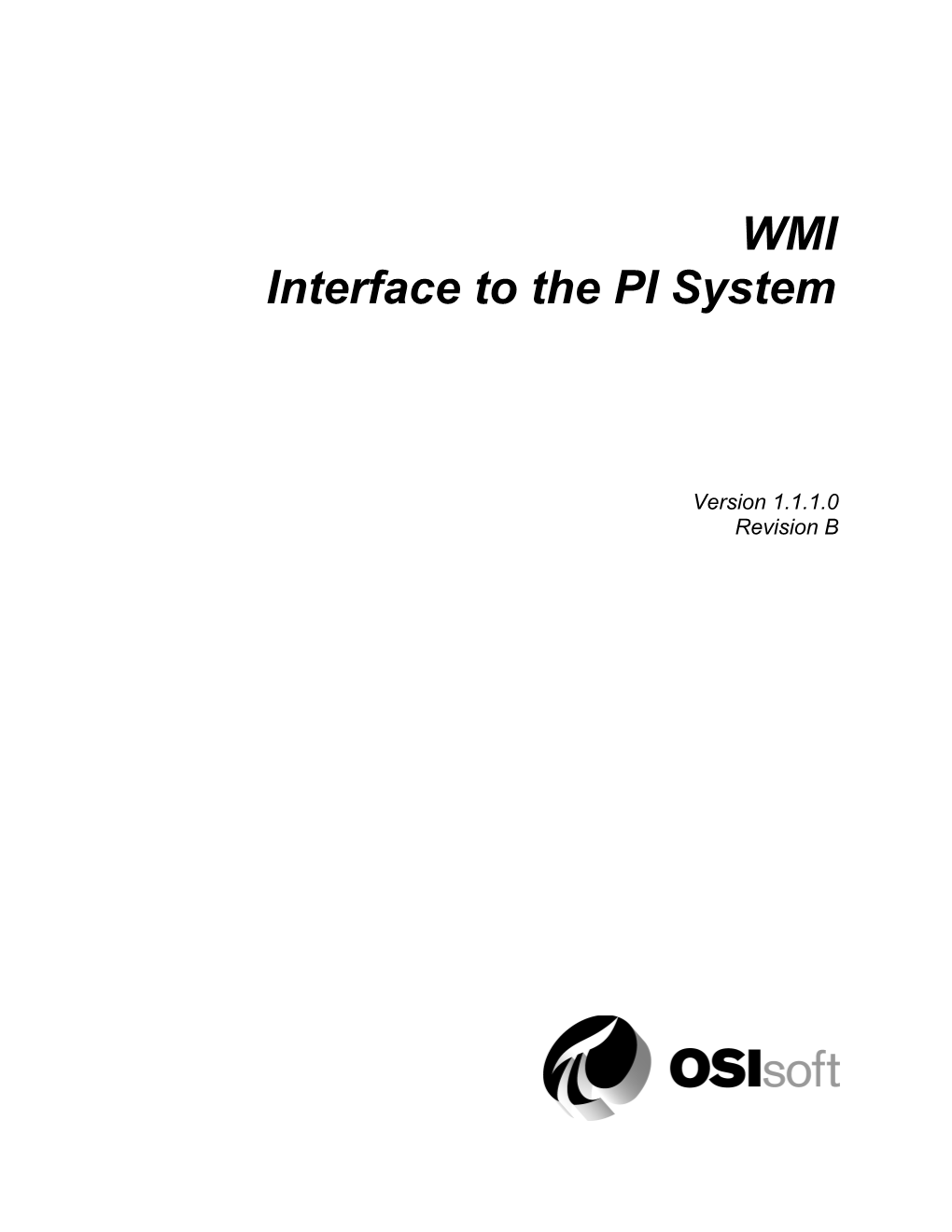 WMI Interface to the PI System