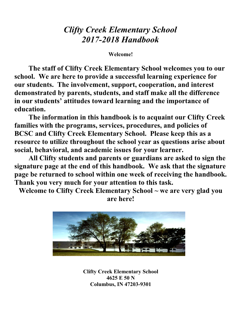 Clifty Creek Elementary School