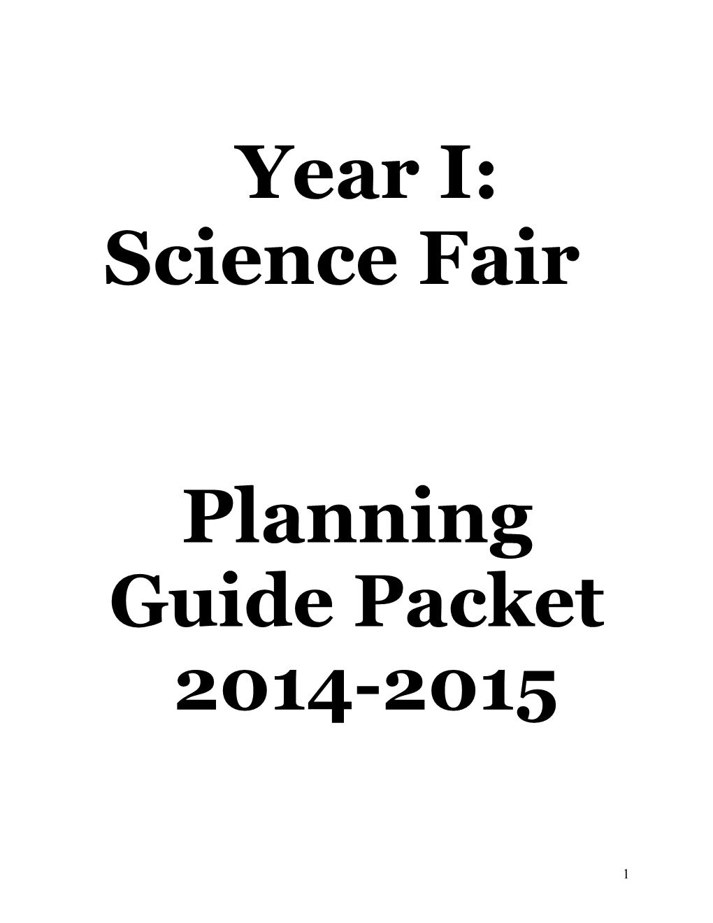 Ws/Fcs District Science Fair Overview