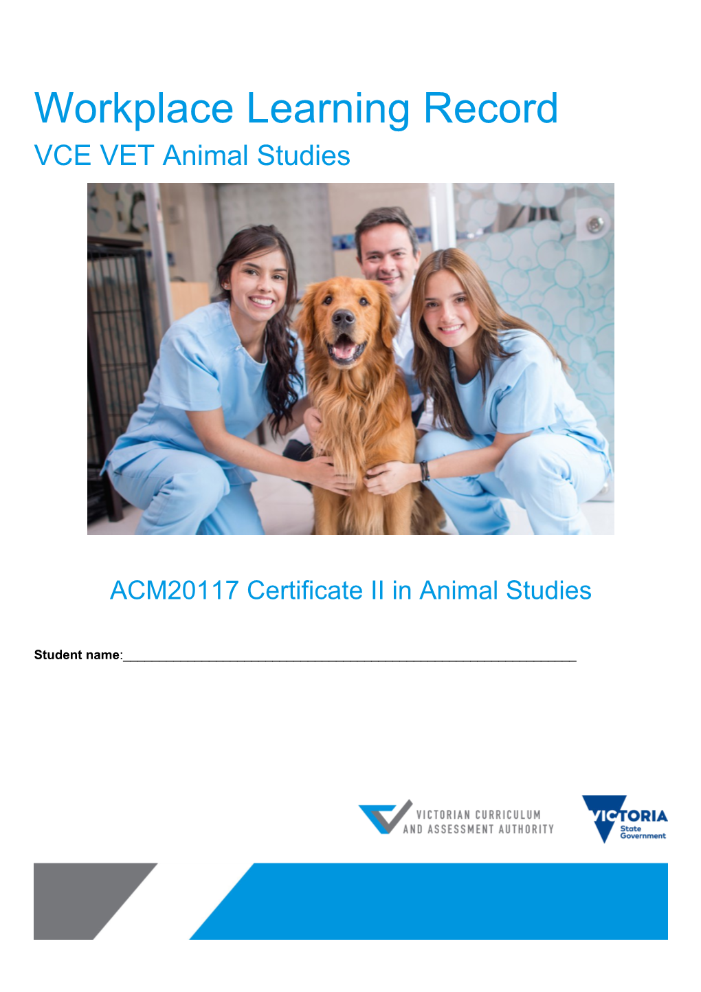 ACM20117 Certificate II in Animal Studies