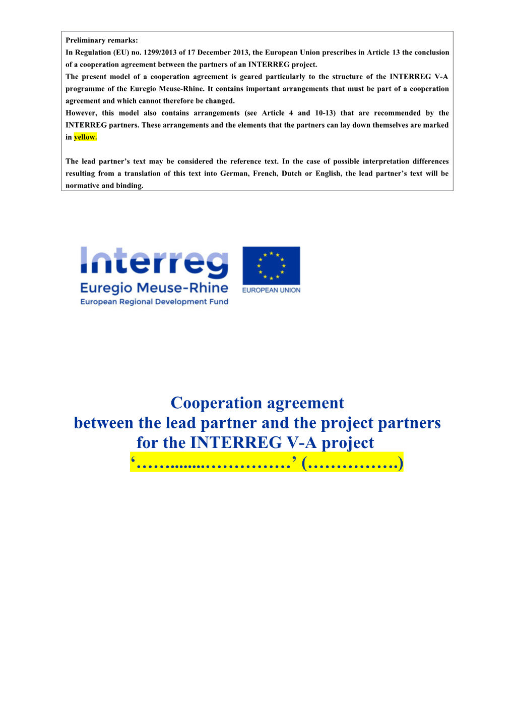 INTERREG IV a Projekt