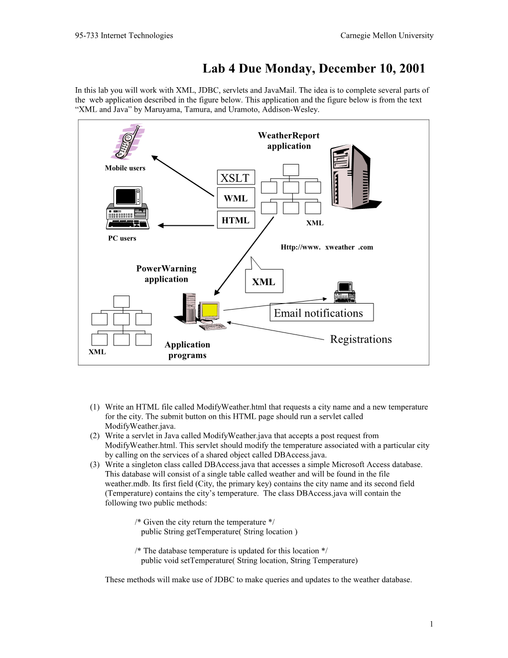 95-733 Internet Technologiescarnegie Mellon University