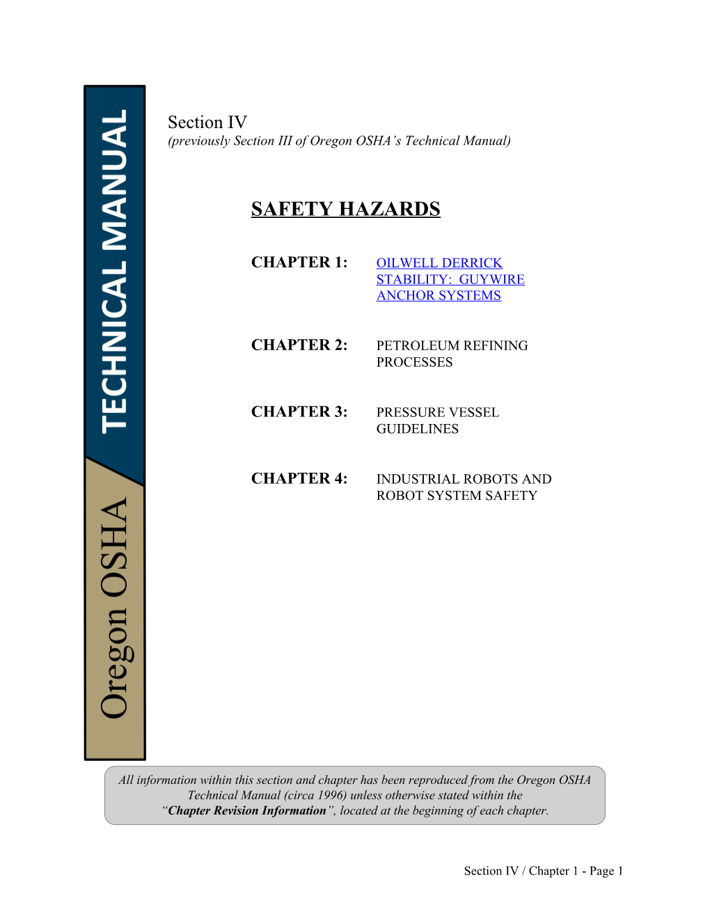 Technical Manual, Sec. 4, Ch. 1: Oil Well Derrick Stability: Guywire Anchor System