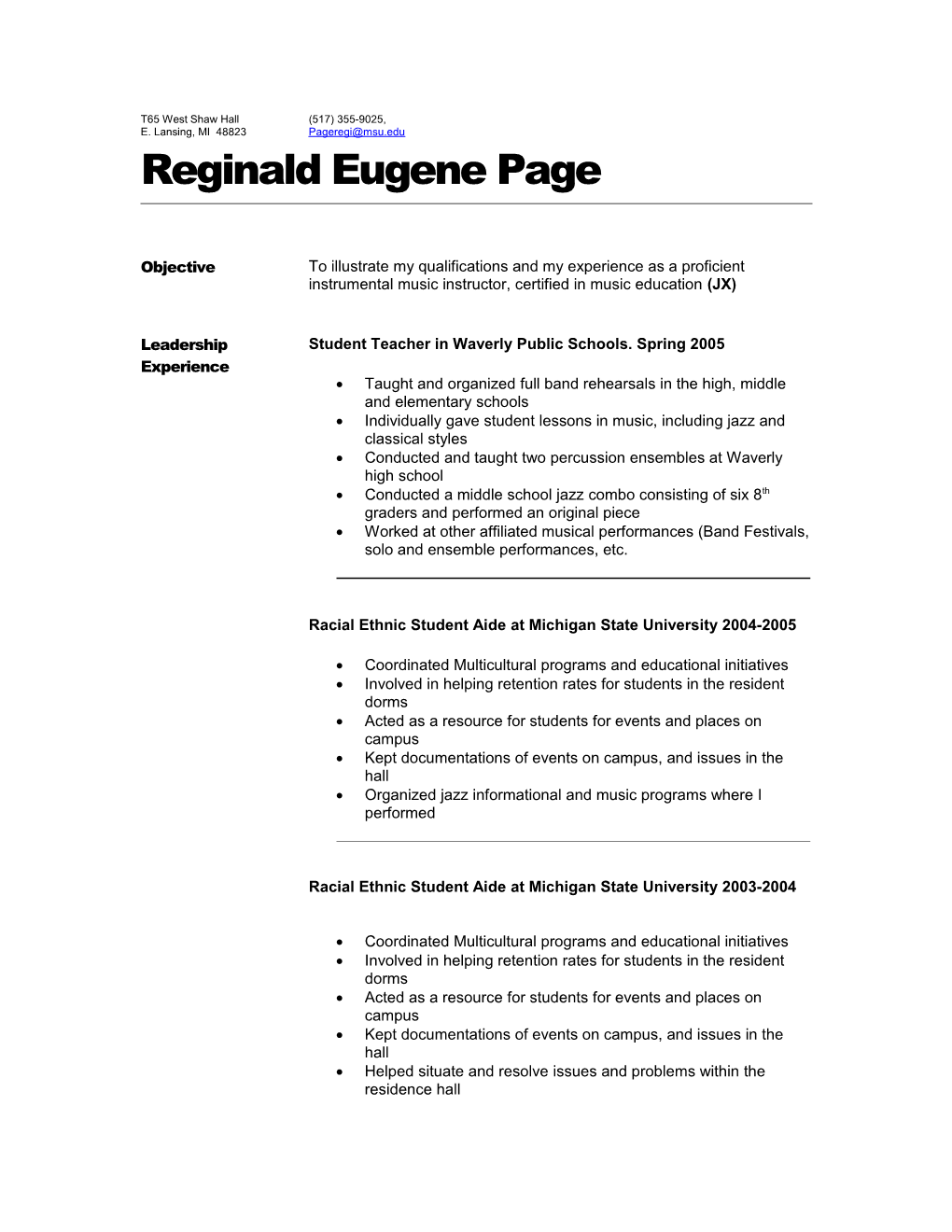 Reginald Eugene Page