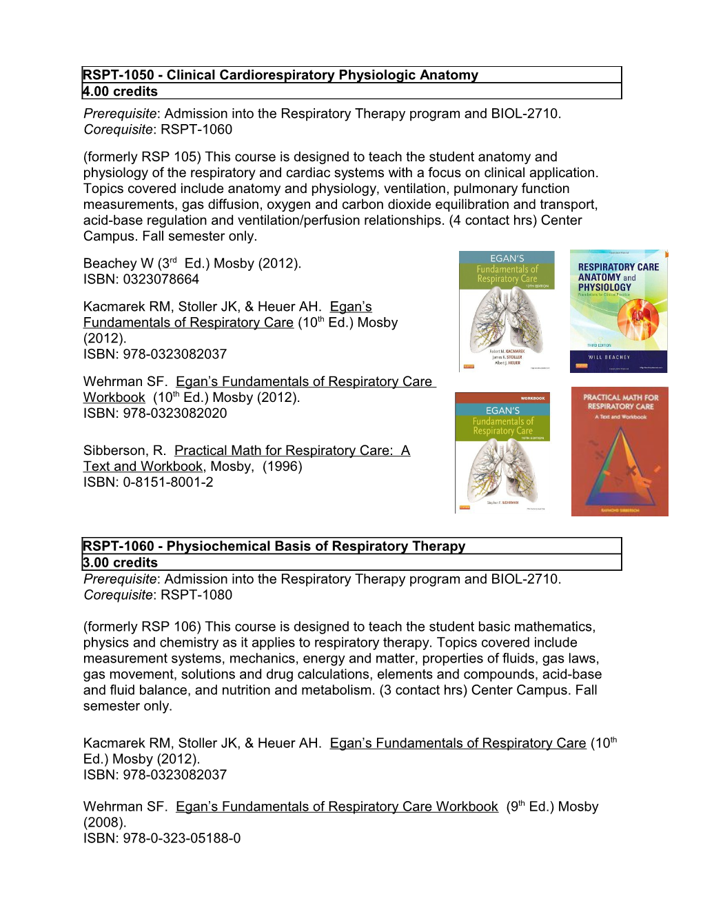 RSPT-1050 - Clinical Cardiorespiratory Physiologic Anatomy