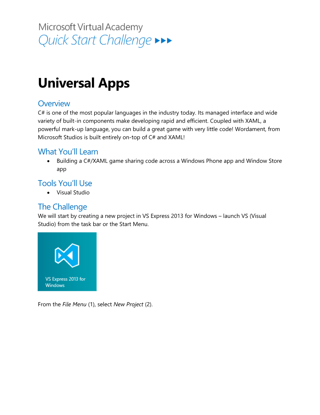 Universal Apps
