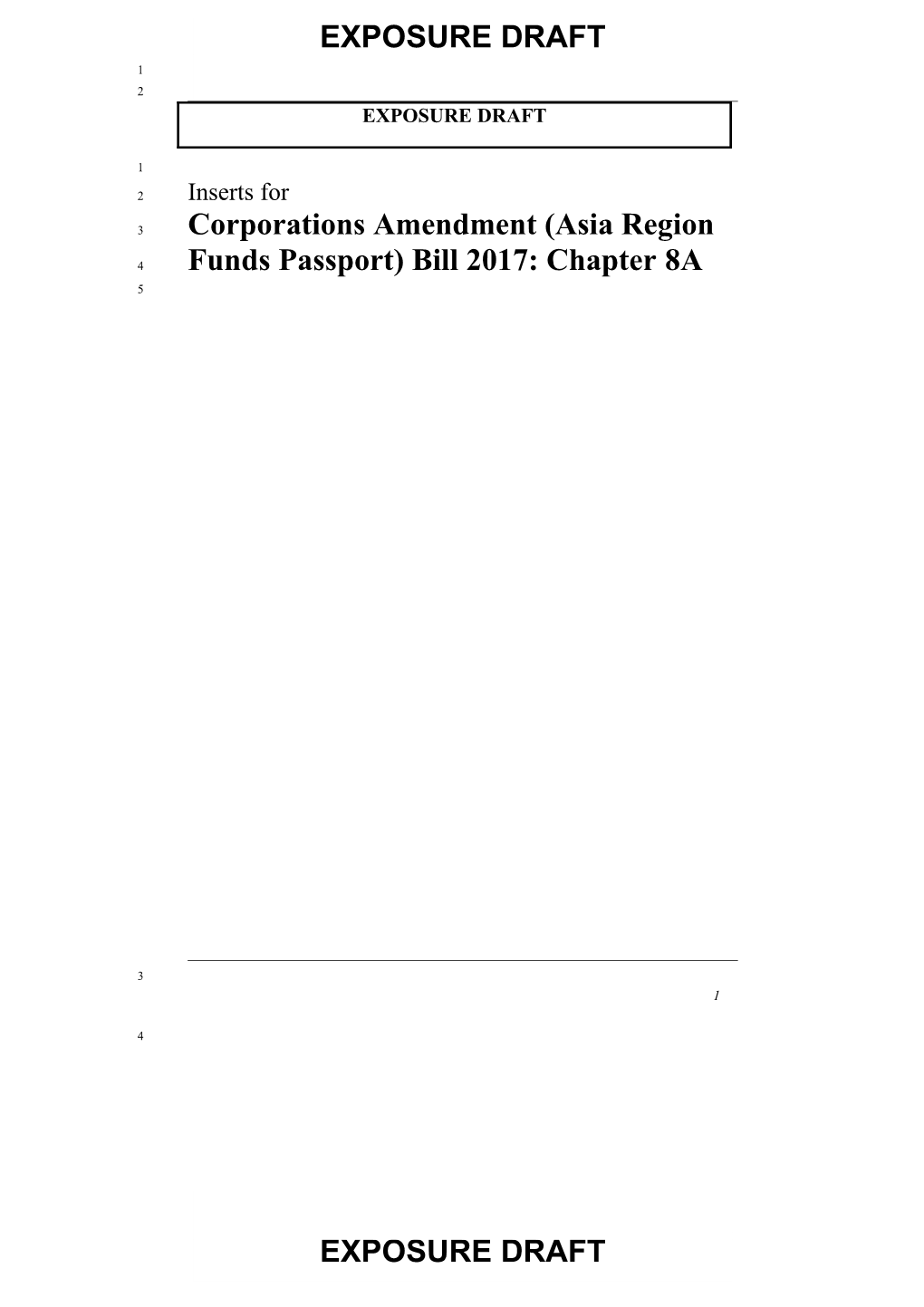 Corporations Amendment (Asia Region Funds Passport) Bill 2017: Chapter8a