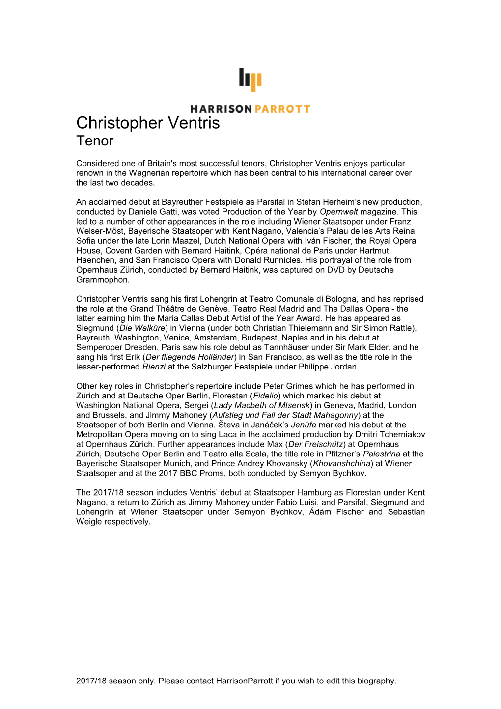 Christopher Ventris