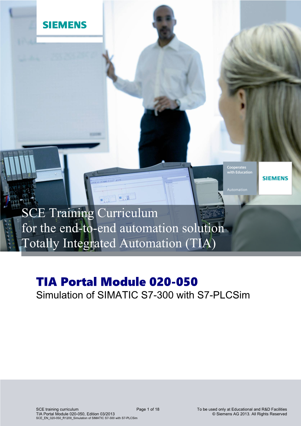 Suitable SCE Trainer Packages for These Documents