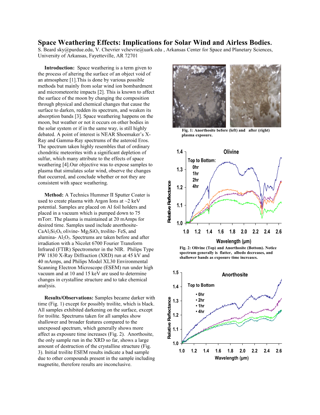 Space Weathering Effects: Application to Asteroids and Other Airless Bodies