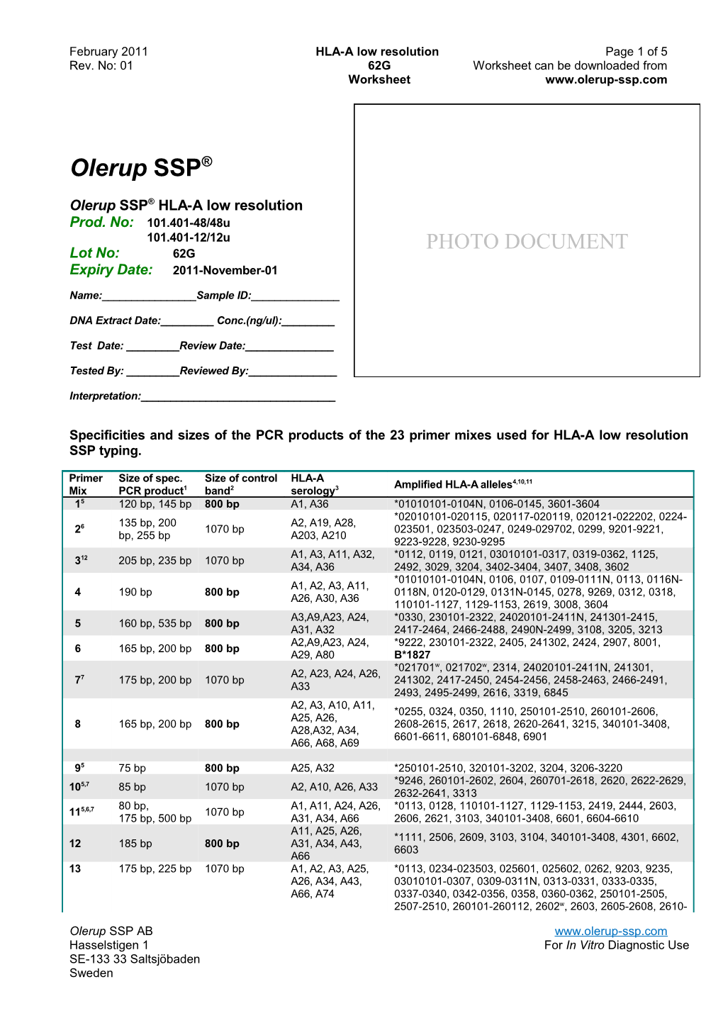 Rev. No: 0162Gworksheet Can Be Downloaded From