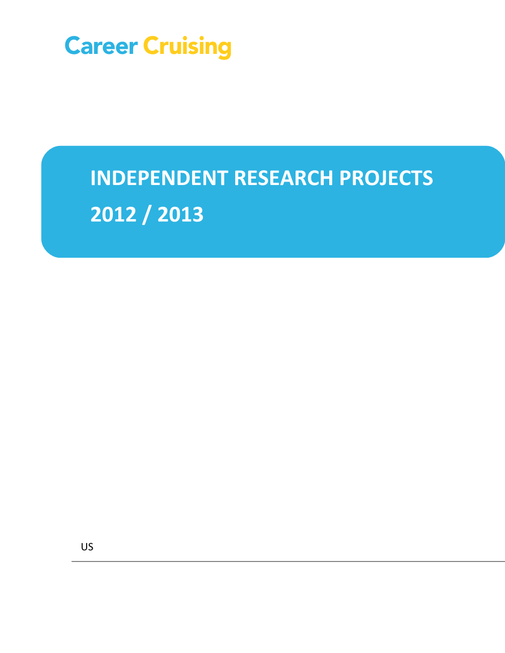 About the Independent Research Projects