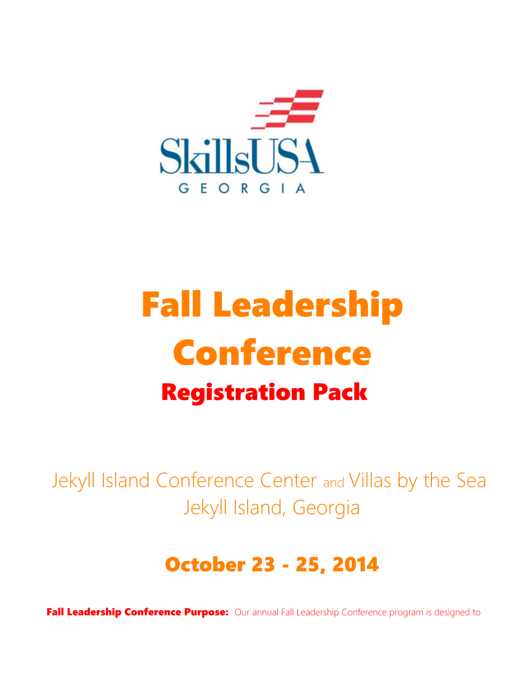 Fall Leadership Conference