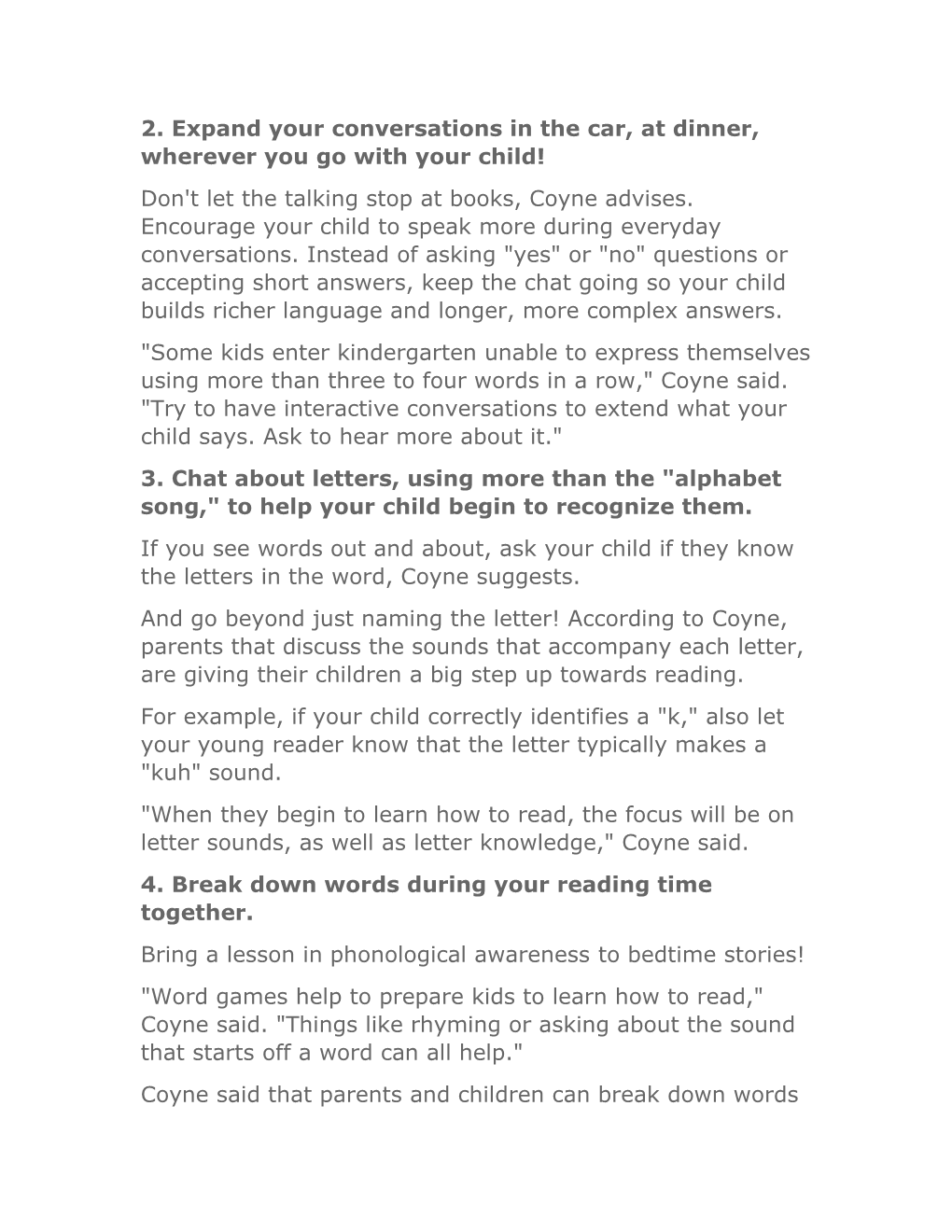 5 Reading Tips to Prepare Your Child for Kindergarten