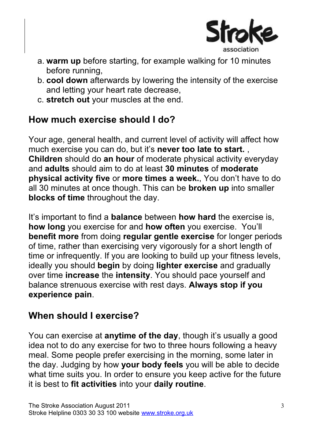 R07 Exercise and Stroke
