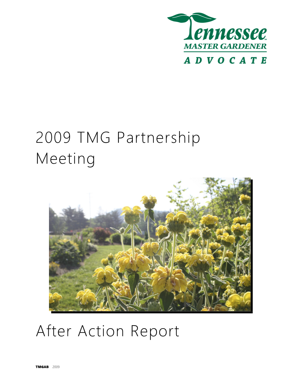 2009 TMGAB Partnership Meeting
