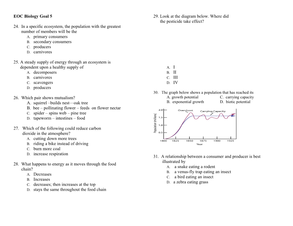 EOC Biology Goal 5