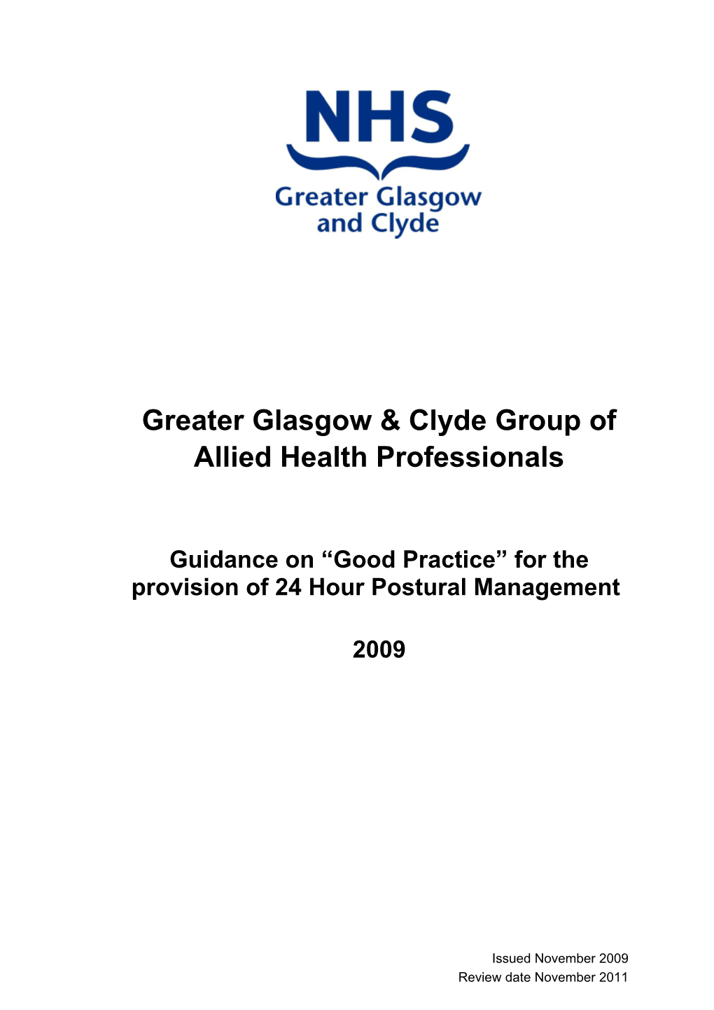 Greater Glasgow & Clyde Group Of