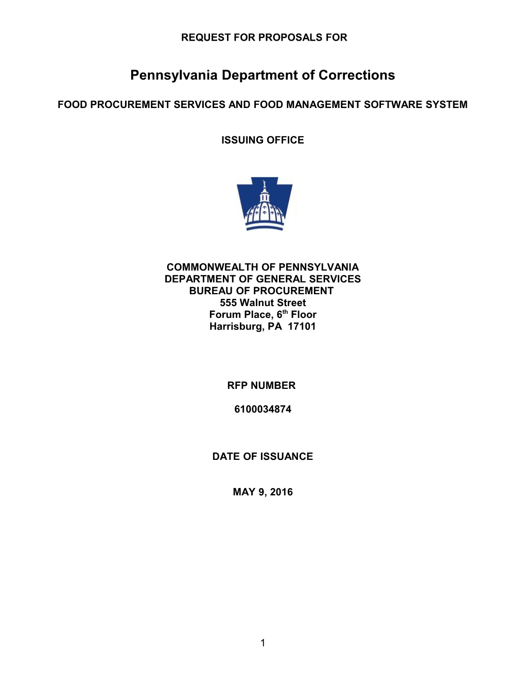 Food Procurement Services and Food Management Software System