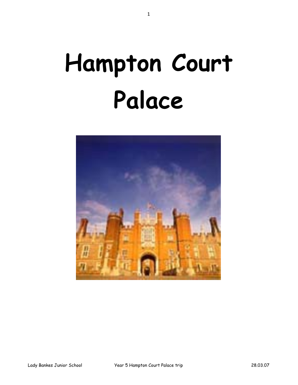 Hampton Court Palace