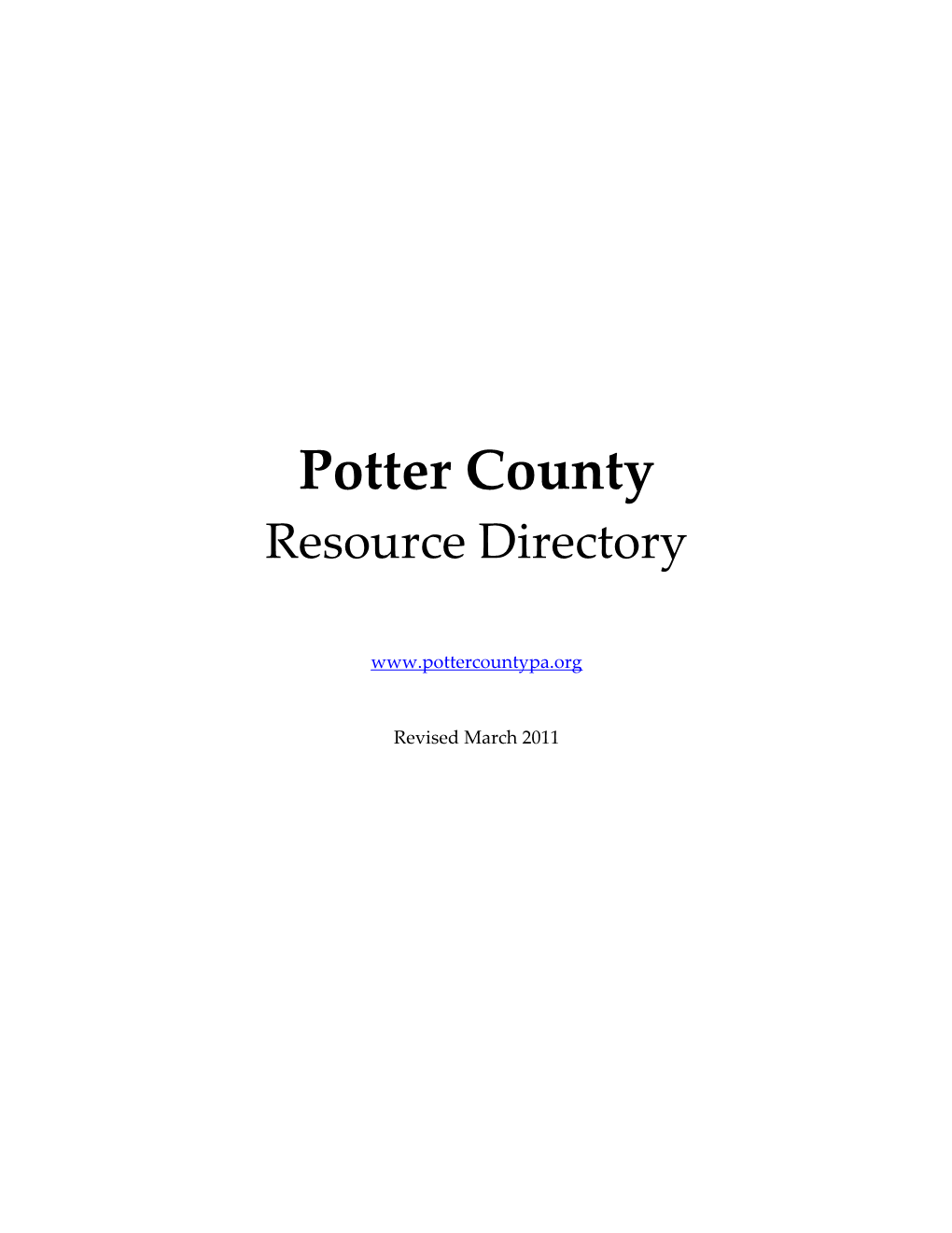 Pottercounty Alcohol and Drugs Services 4