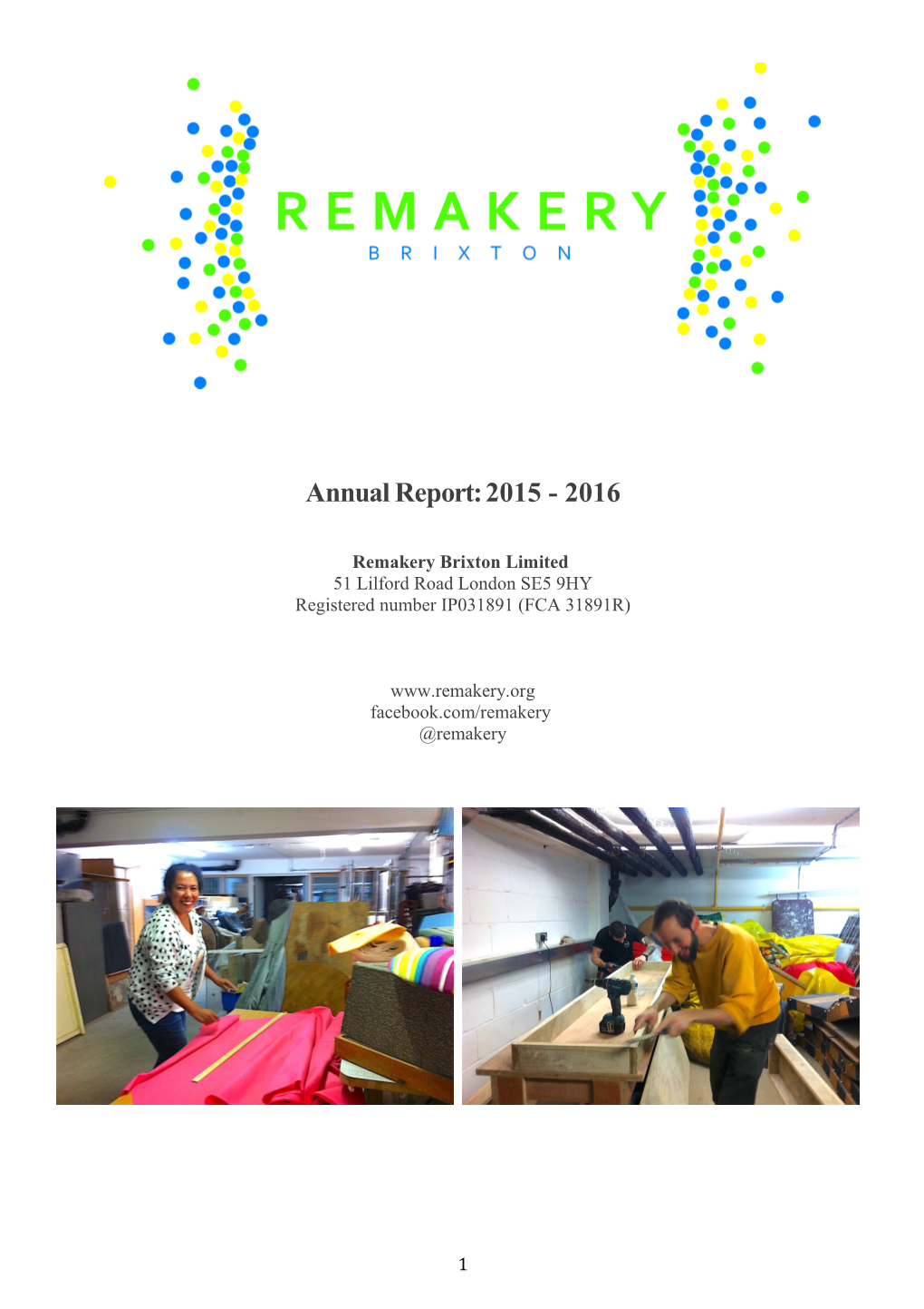 Remakery Brixton Limited