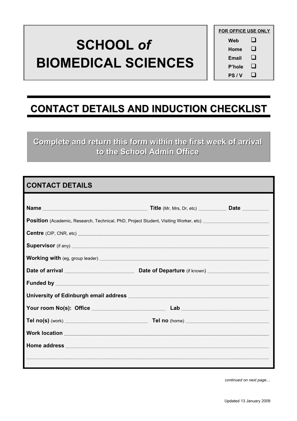 Division of Biomedical and Clinical Laboratory Sciences