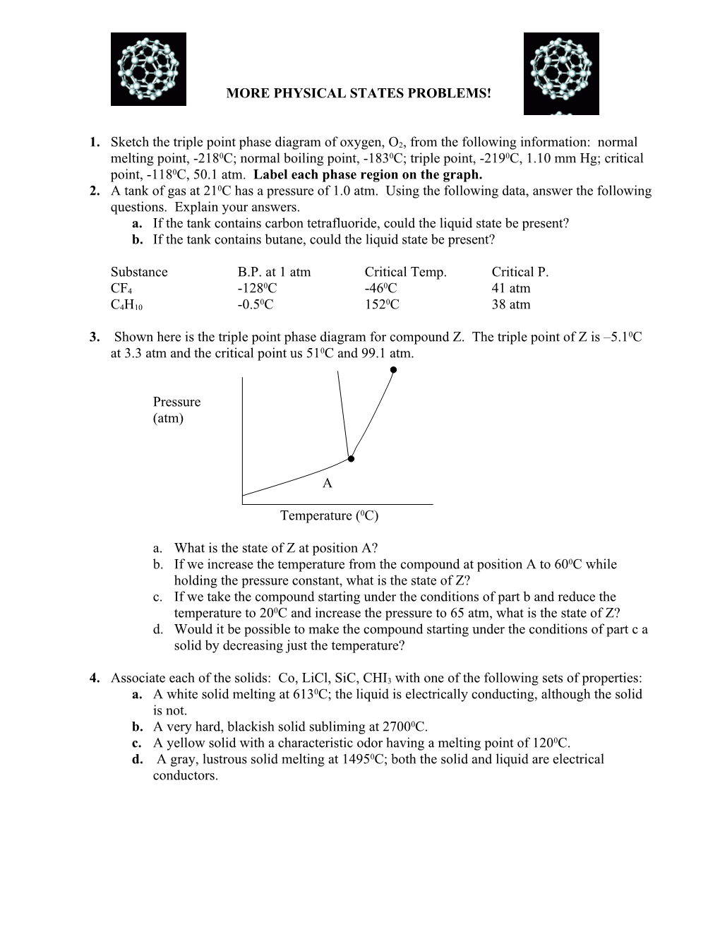 More Physical States Problems