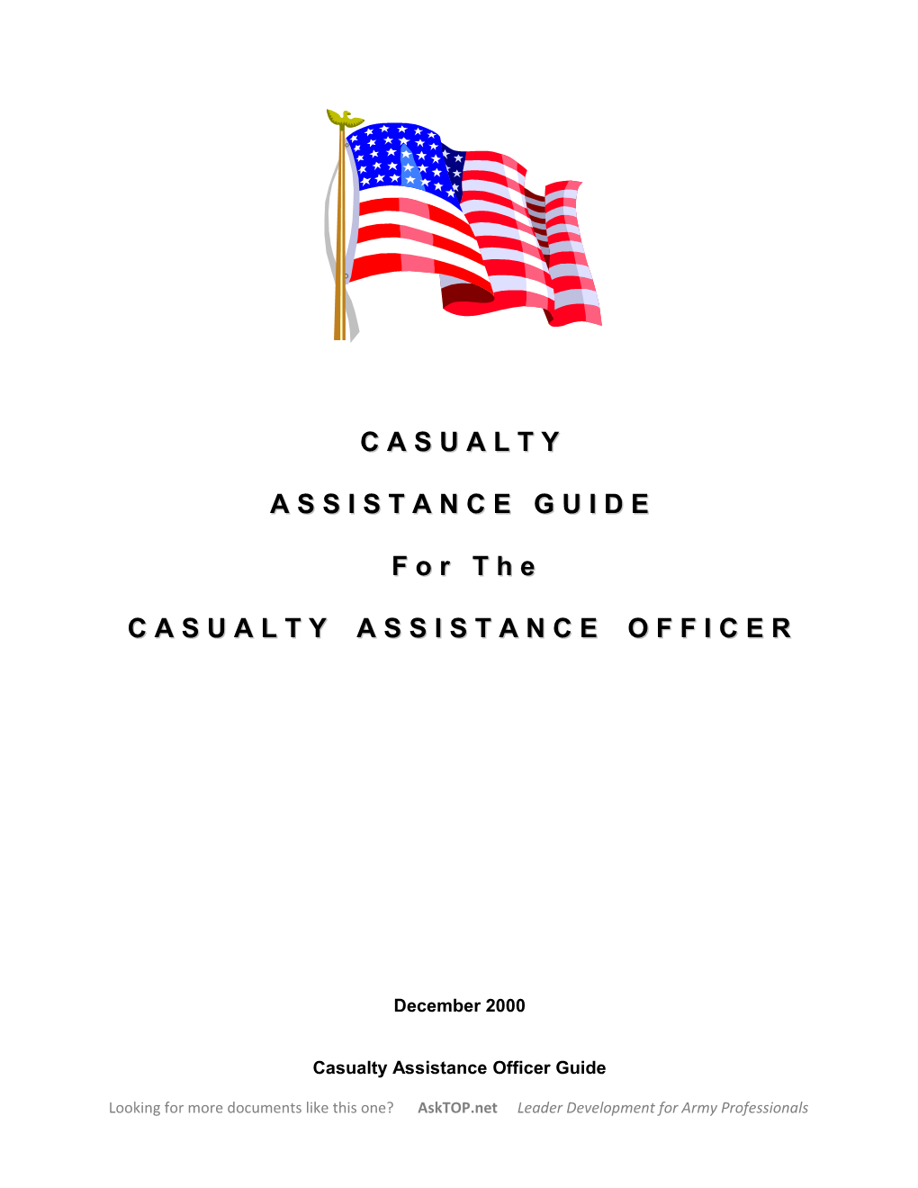 Casualty Assistance Officer Guide