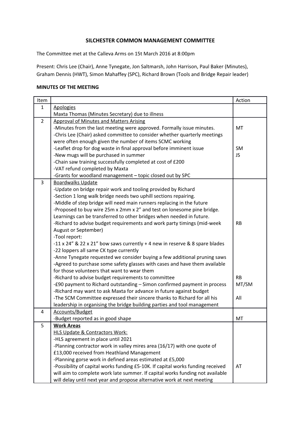 Silchester Common Management Committee