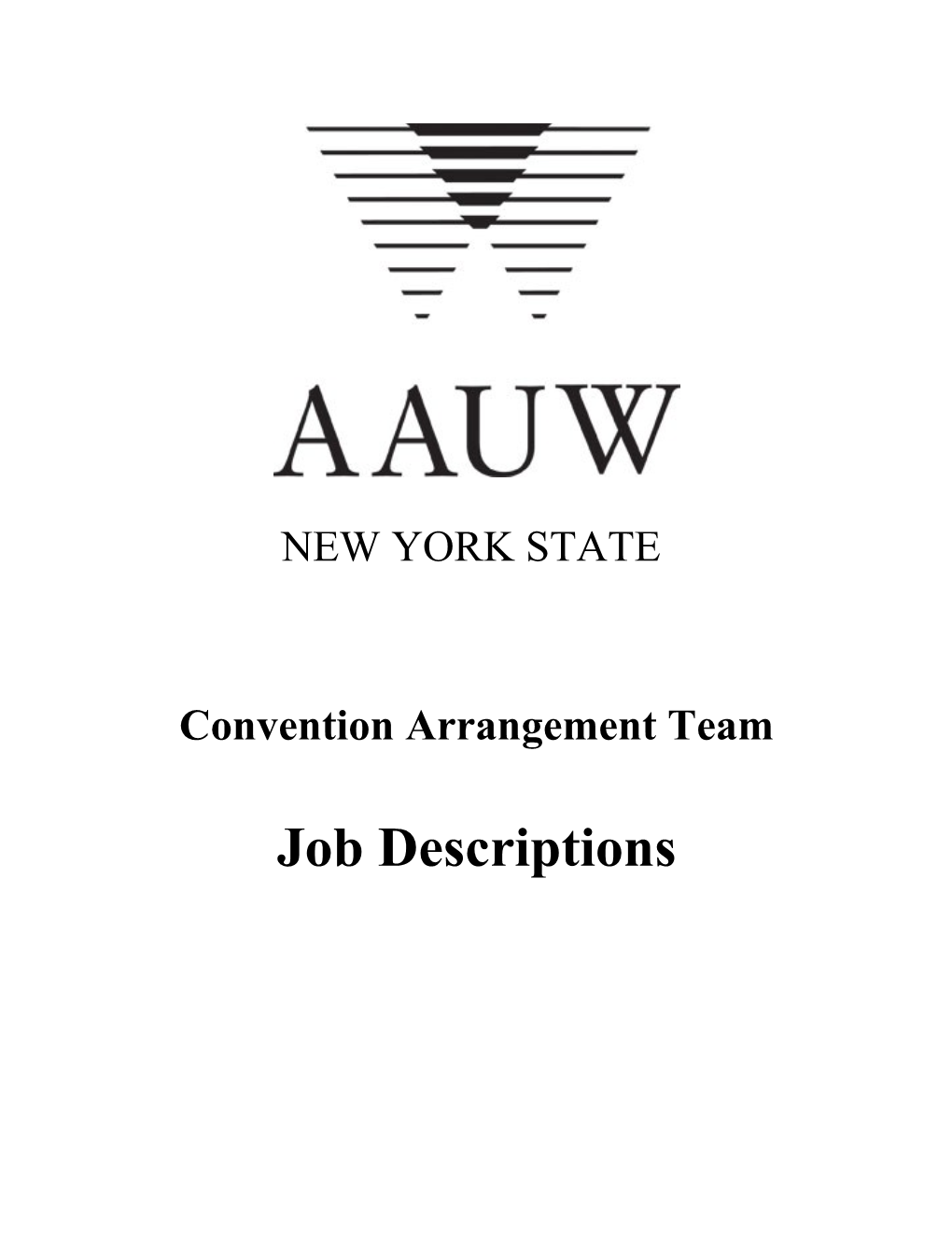 Nys Convention Director Job Description