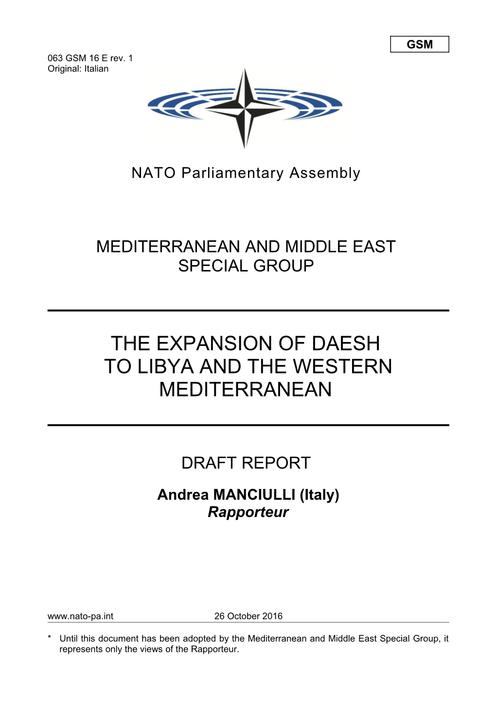 2016 GSM Report - Daesh