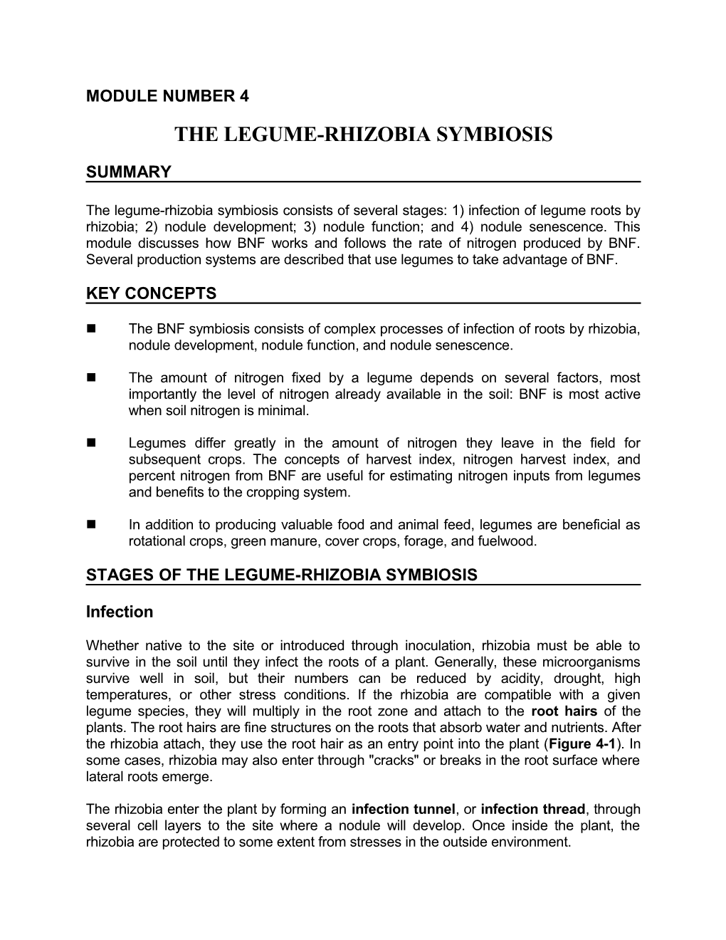 The Legume-Rhizobia Symbiosis