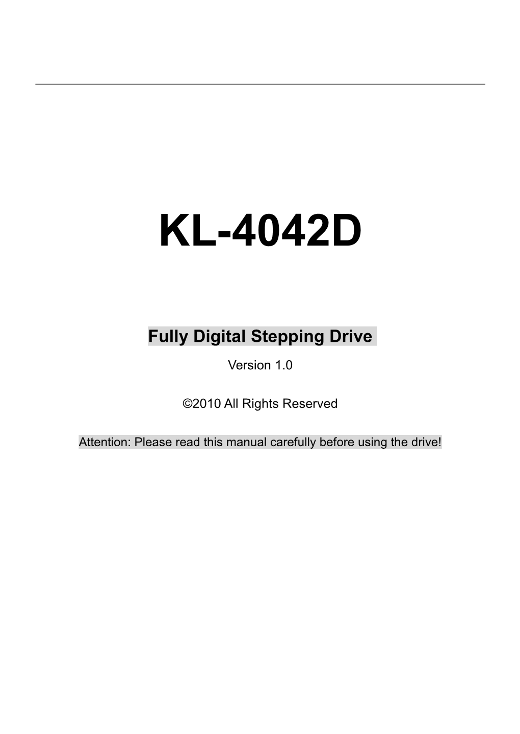 Fully Digital Steppingdrive