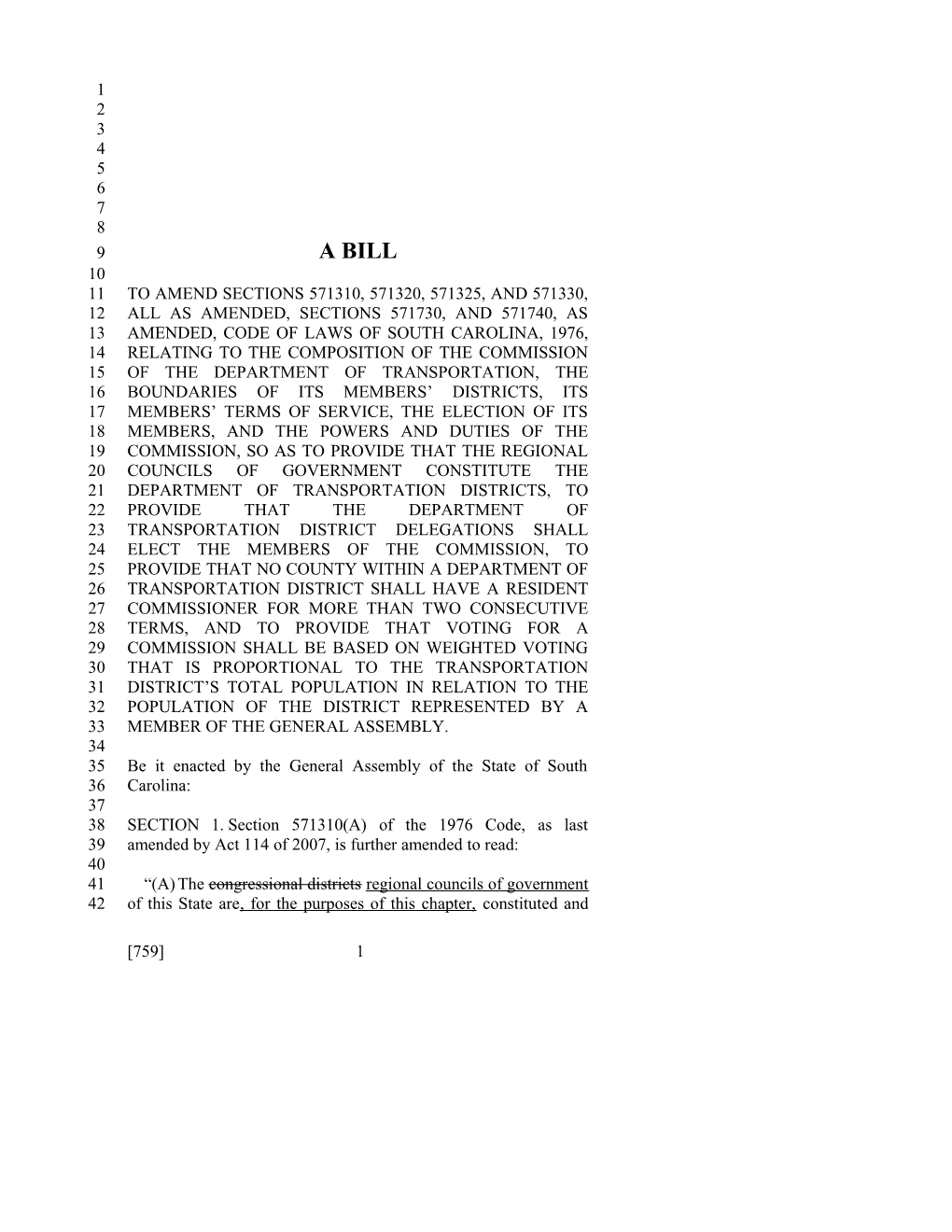 2015-2016 Bill 759 Text of Previous Version (May 12, 2015) - South Carolina Legislature Online