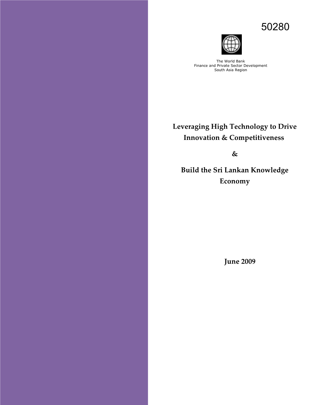 I. High Technology-Led Economic Growth: a Global Perspective