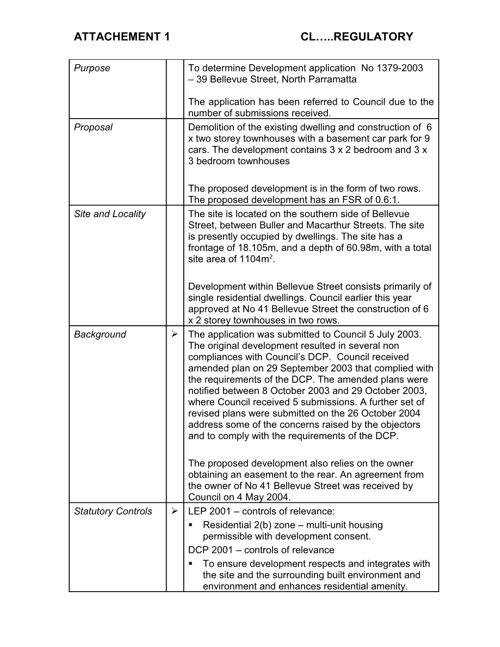 Attachement 1 Cl Regulatory