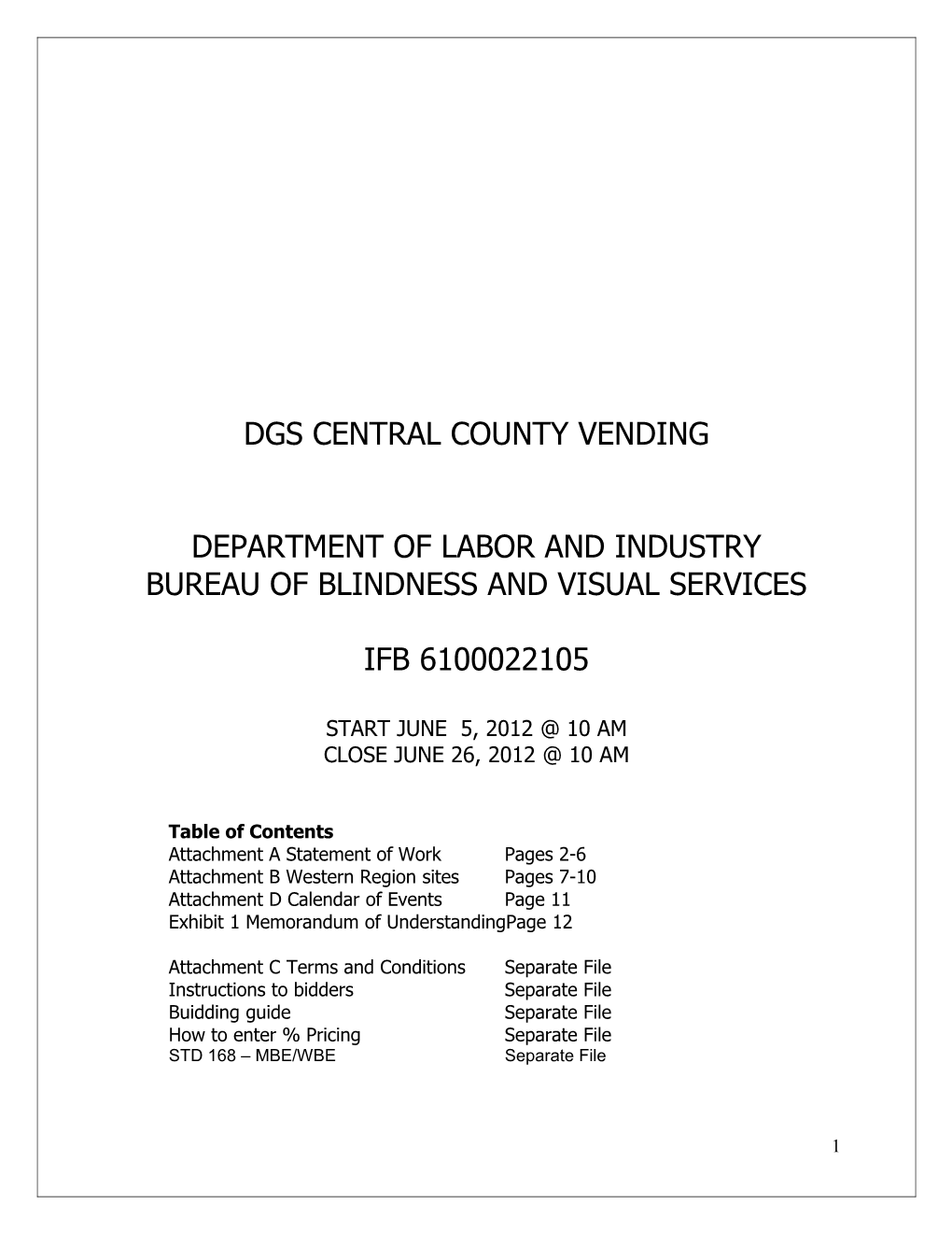 Dgs Central County Vending