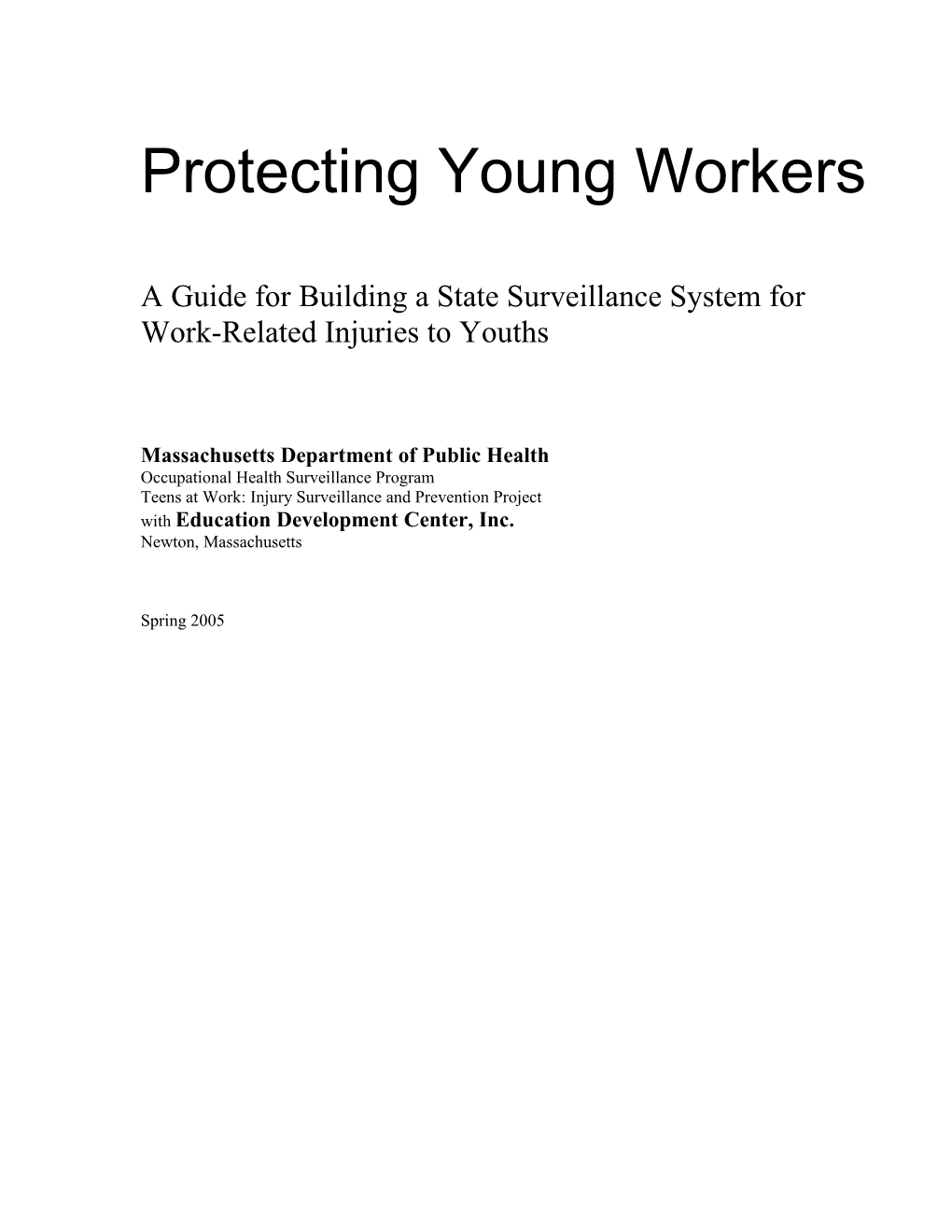 Protecting Young Workers