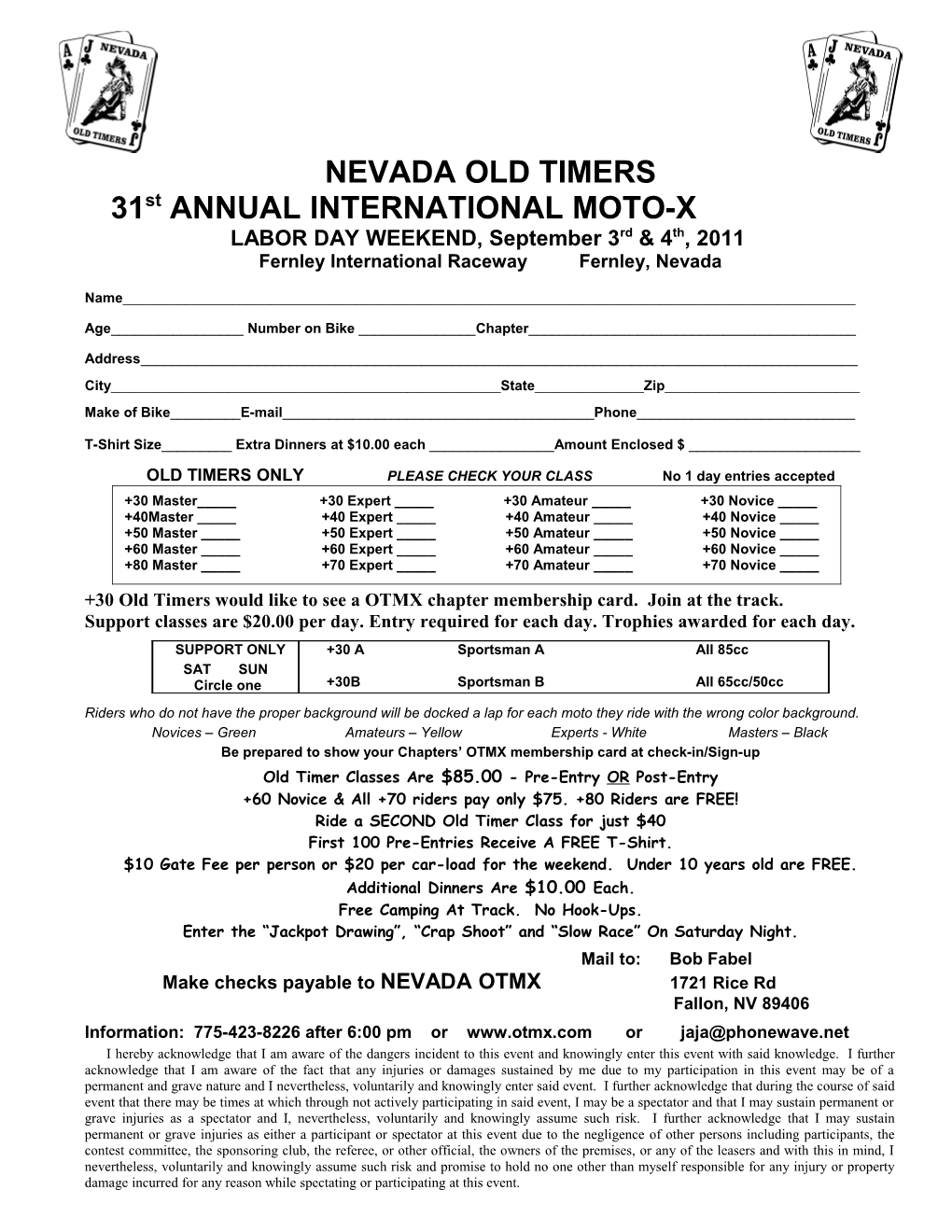 Nevada Old Timers