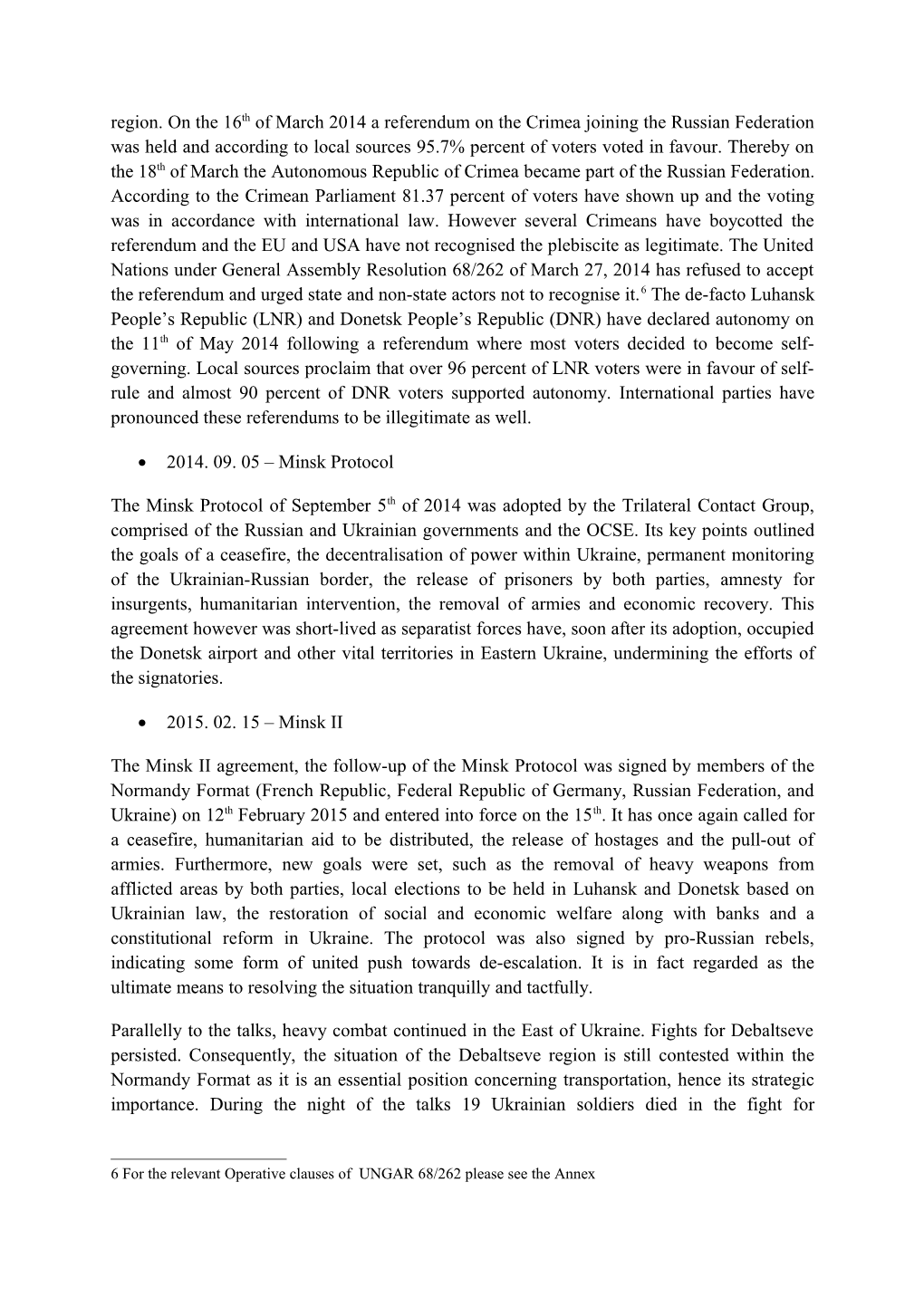 ISSUE OF:Implementing Measures to Prevent Cease-Fire Violations in Ukraine