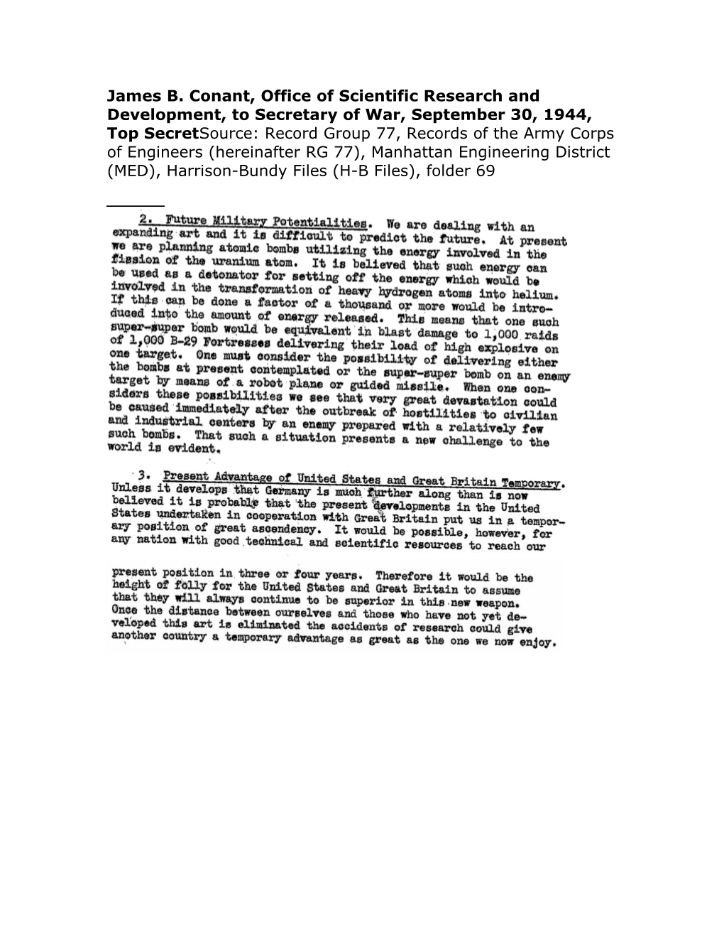 U.S. History Mr. Clifton Primary Source Analysis Portfolio Submission