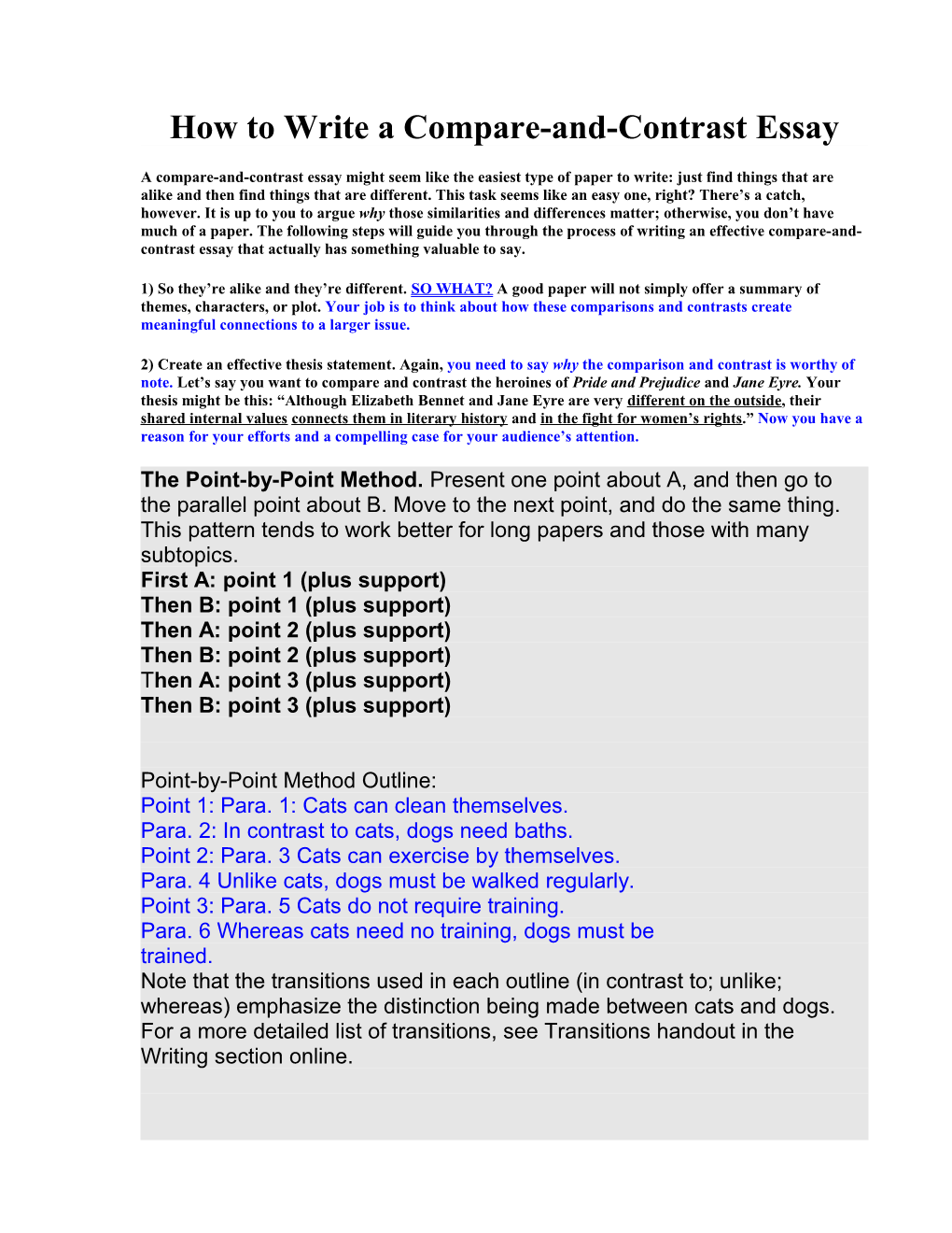 How to Write a Compare-And-Contrast Essay in 8 Easy Steps