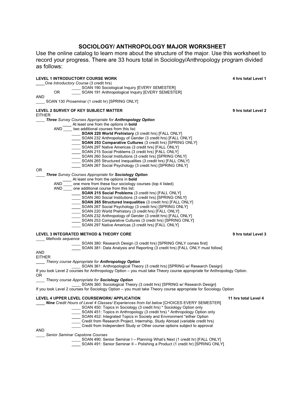 LEVEL 1 INTRODUCTORY COURSE WORK 4 Hrs Total Level 1