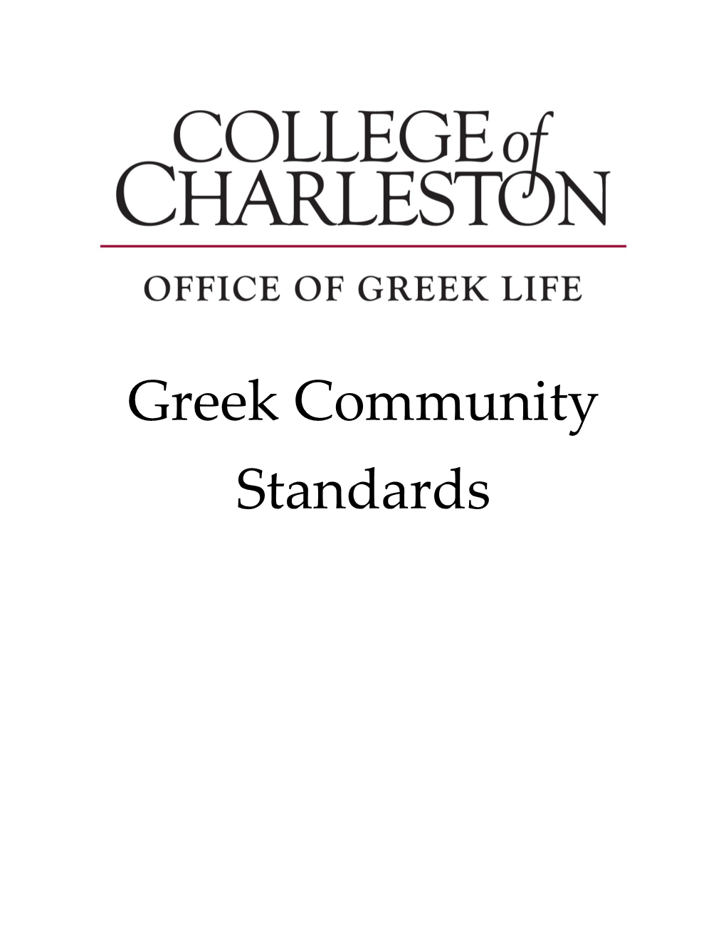 Greek Community Standards