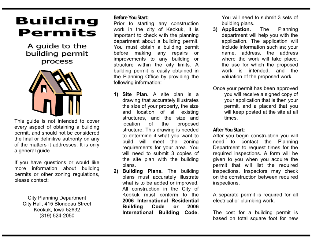 A Guide to the Building Permit Process