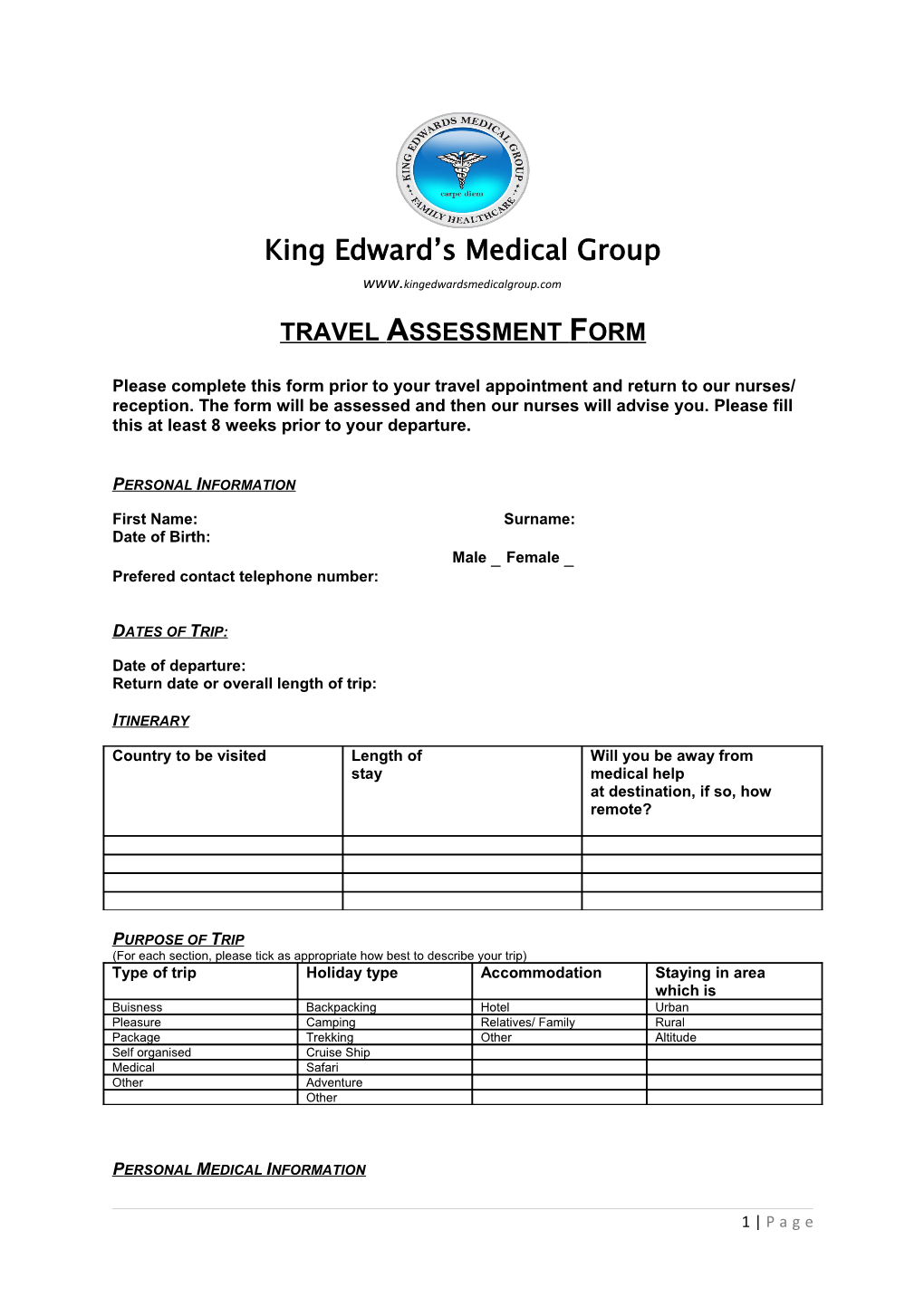 King Edward S Medical Group